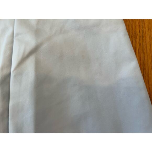 Francesca's Faux Leather Powder Blue Mini Skirt Zip Closure Small New - Picture 6 of 8